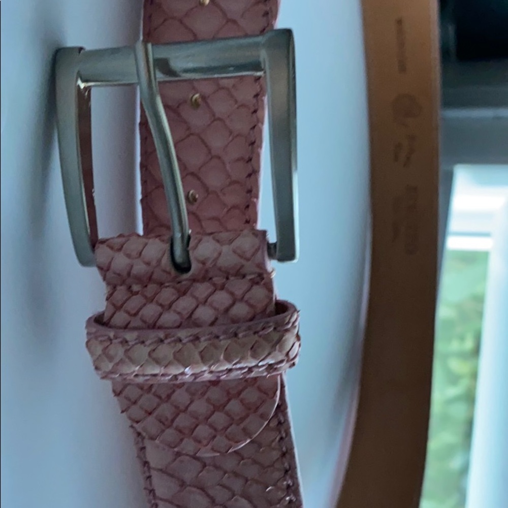 Unisex Paolo Bentini Genuine Snake Belt